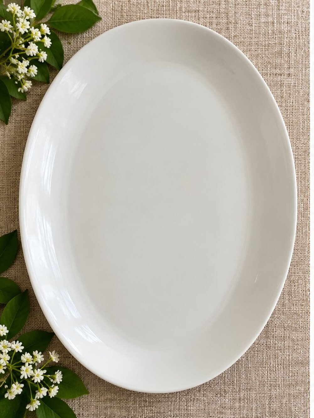 Homer Laughlin Best China Oval Serving Platter